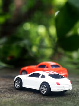 super car model toy in great scale for kids playing photo