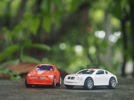 super car model toy in great scale for kids playing photo