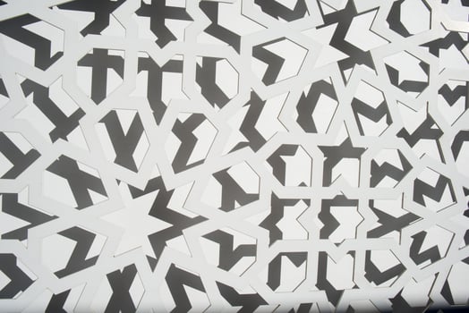 Black and white modern pattern. photo