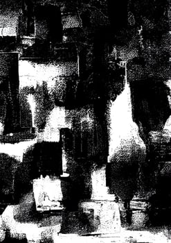 Monochrome Grunge Ink Texture Background photo