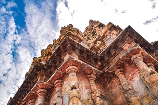 The Airavatesvara temple, located in Kumbakonam, Tamil Nadu, India photo