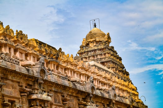 The Airavatesvara temple, located in Kumbakonam, Tamil Nadu, India photo