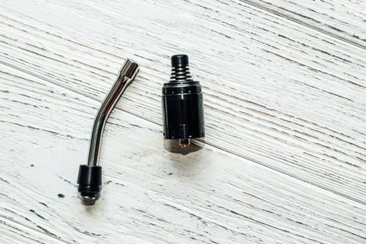 Parts for electronic cigarette vape, dripper, tank. photo