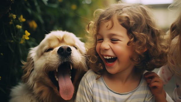 Joyful and smiling children. . photo