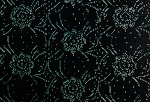 Black and teal floral Background Pattern photo