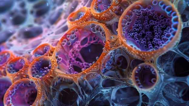 A microscopic look at the Bowmans capsule a cupshaped structure that surrounds the glomerulus and helps with filtration in the nephron photo