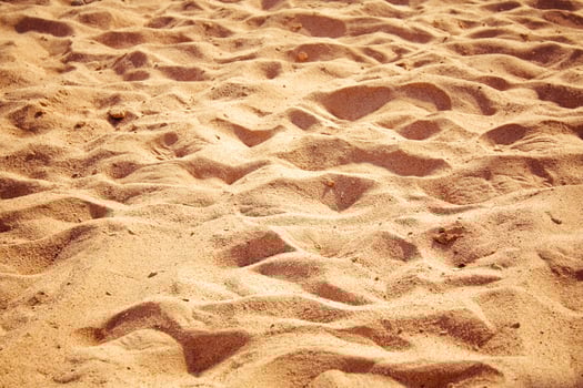 beach sand in summertime - travel, seascape, vacation and summer holidays concept photo