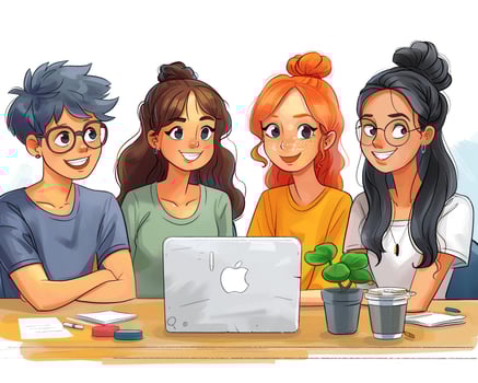 A team meeting with diverse members focus on inclusion photo