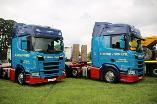 Whitchurch in Shropshire in the UK on 1 June 2024. A view of a Truck at a Truck show photo