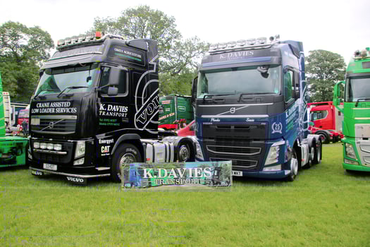 Whitchurch in Shropshire in the UK on 1 June 2024. A view of a Truck at a Truck show photo