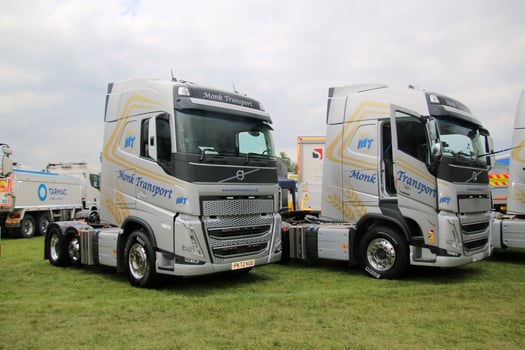 Whitchurch in Shropshire in the UK on 1 June 2024. A view of a Truck at a Truck show photo