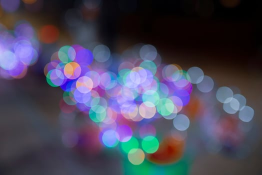 Colorful Bokeh Lights photo