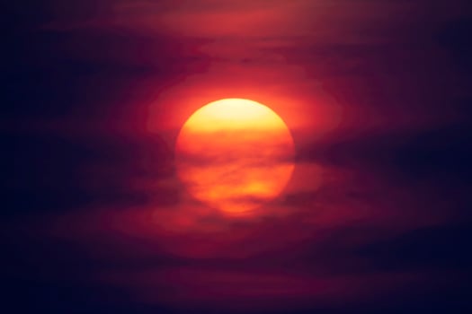 Crimson Sunset background photo