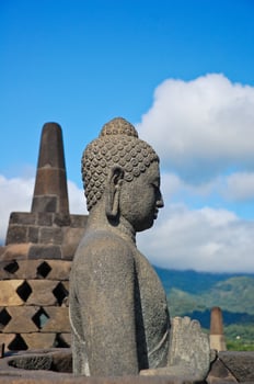 Borobudur Temple in Yogyakarta, Indonesia photo