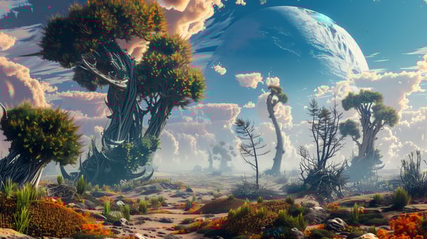Alien Landscape A Surreal World Beyond Our Imagination photo