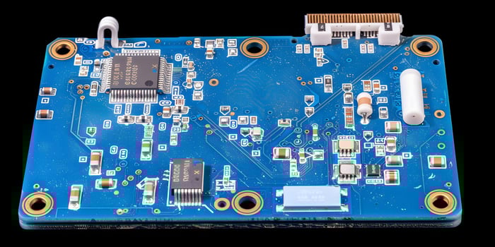 Blue Circuit Board photo