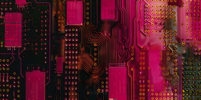 Vibrant Circuit Board photo
