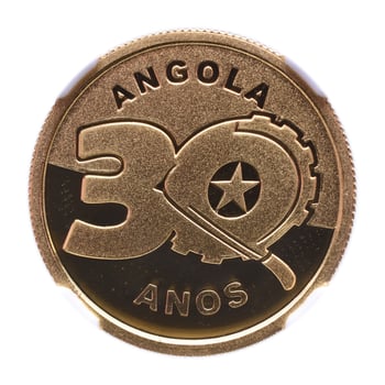 Angola Gold Coin photo