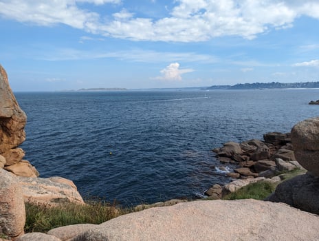 Pink Granite Coast a Stunning Coastal View of Brittany's Beauty photo
