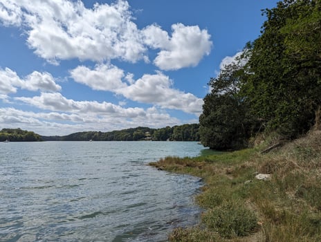 Coastal Summer Scenery in Plouer-Sur-Rance, France photo