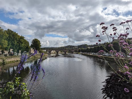 Scenic Reflections in Chateaulin Beauty of Nature in a Cosy French Village photo