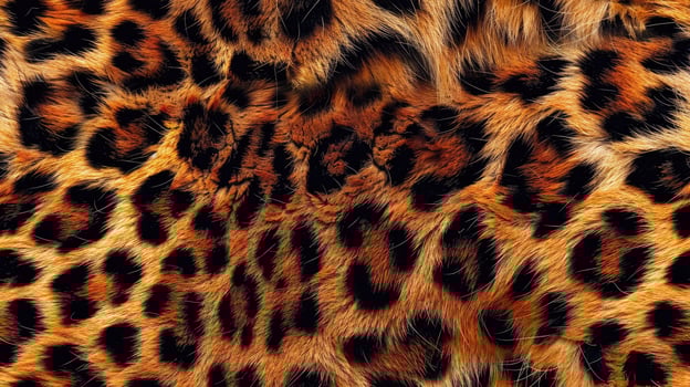 A close up of a leopard skin photo