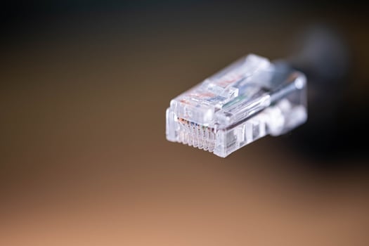 Ethernet Cable Connector Close-Up photo