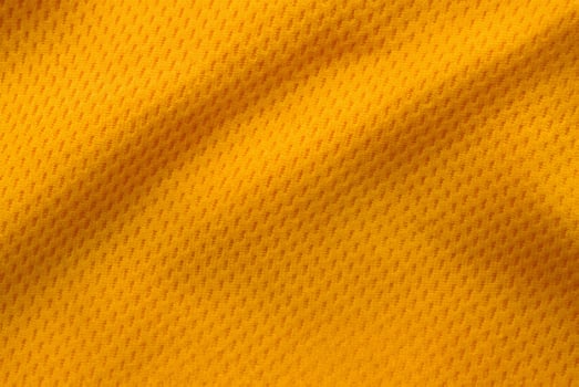 Top View Shot of Orange Sports Jersey Fabric Texture photo