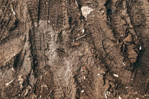 Top view of dry dirt mud texture photo