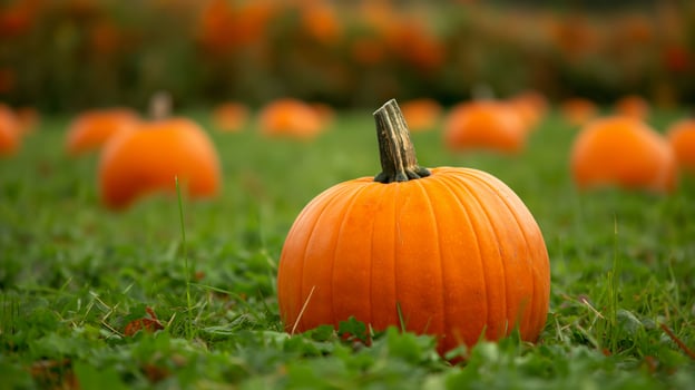 nice ornamental pumpkin photo