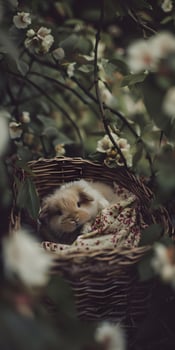 Basket Bunny Baby photo