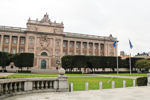 Stockholm, Sweden, 2018 - Parliament of Sweden in Stockholm photo