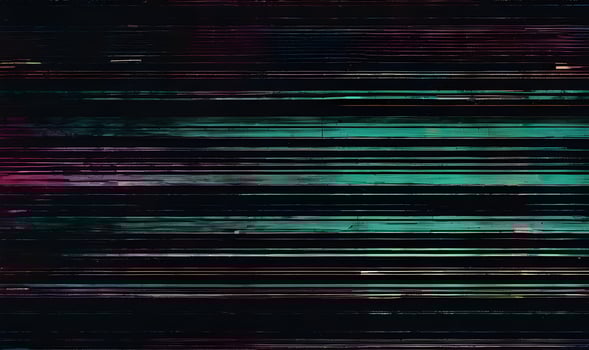 Digital texture shows signal error effect, abstract visual noise on dark background photo