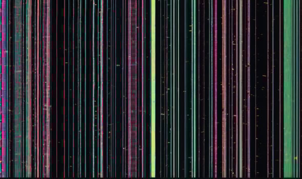 VHS effect blankets the composition mimicking white noise over a grunge film texture photo