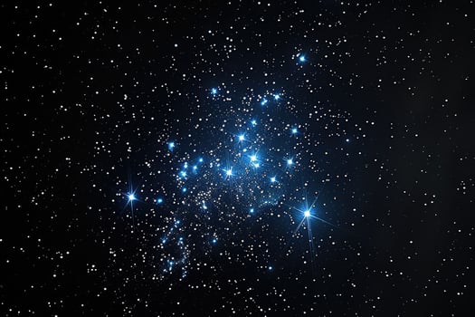 shining stars in the sky professional photography photo