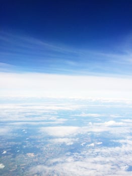 sky and clouds - environment, nature background, weather and meteorology concept photo