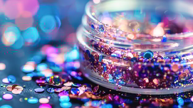 Beauty product and cosmetics texture, makeup products as abstract luxury cosmetic background photo