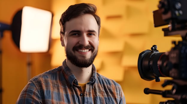 Young Director of Storytelling A Portrait of Creative Passion and Professional Triumph photo