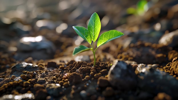 New Life Emerging from the Soil photo