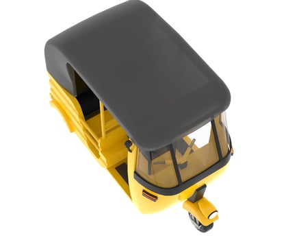 Thailand car isolated on background. 3d rendering - illustration photo