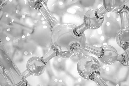 Water molecule model background professional photography photo