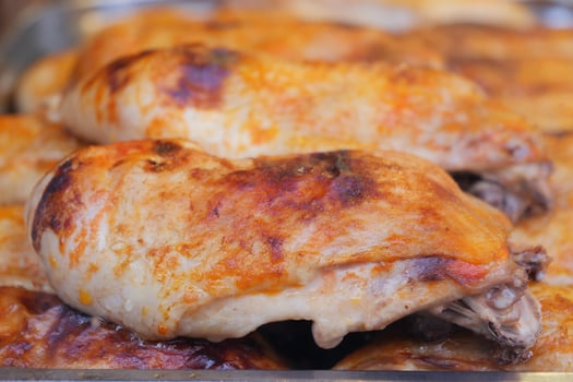 Roasted Chicken Legs with Crispy Skin Deliciously prepared and perfect for a family meal or special dinner photo