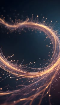 3D curve bokeh glitter background wallpaper photo