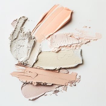 Beauty product and cosmetics texture, makeup products as abstract luxury cosmetic background photo