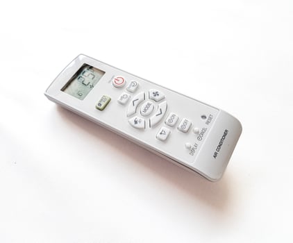 Adjust remote control of air conditioner to 25 degrees celsius photo