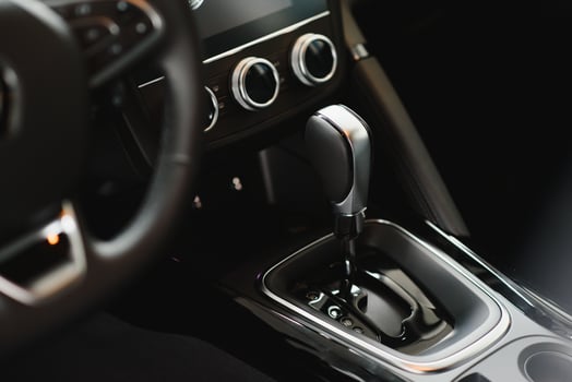interior modern car elements, close-up photo