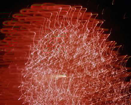 Fireworks background, salute in the sky during celebration photo