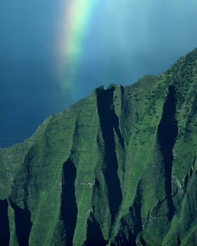 Mountains background. High mount, rocks and hills landscape photo