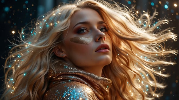 Portrait of a beautiful young woman photo