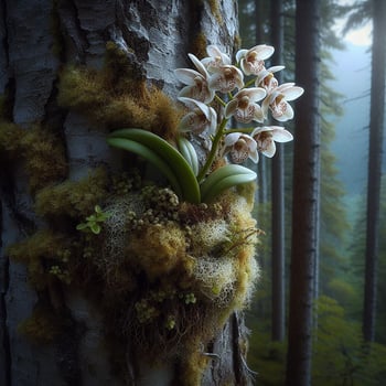 A delicate orchid photo